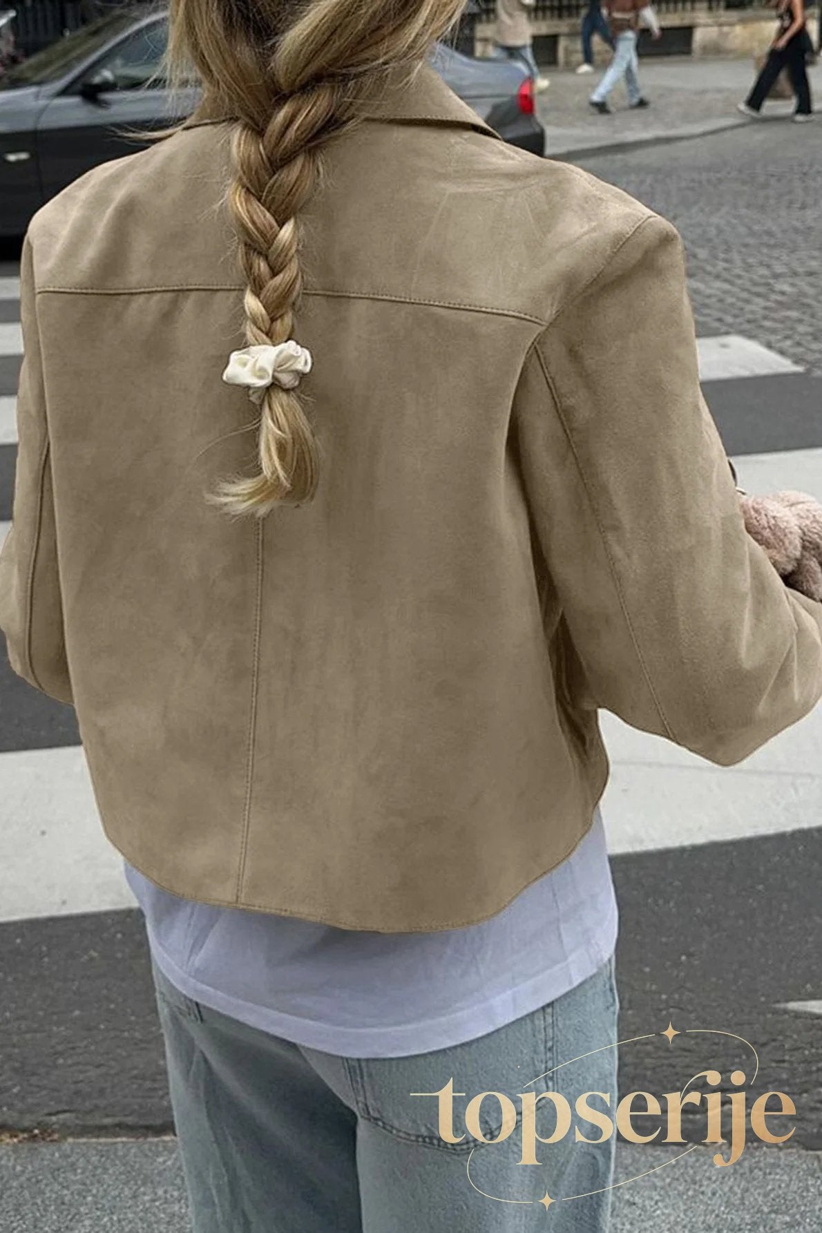 Commuter Solid Button Front Long Sleeve Coat