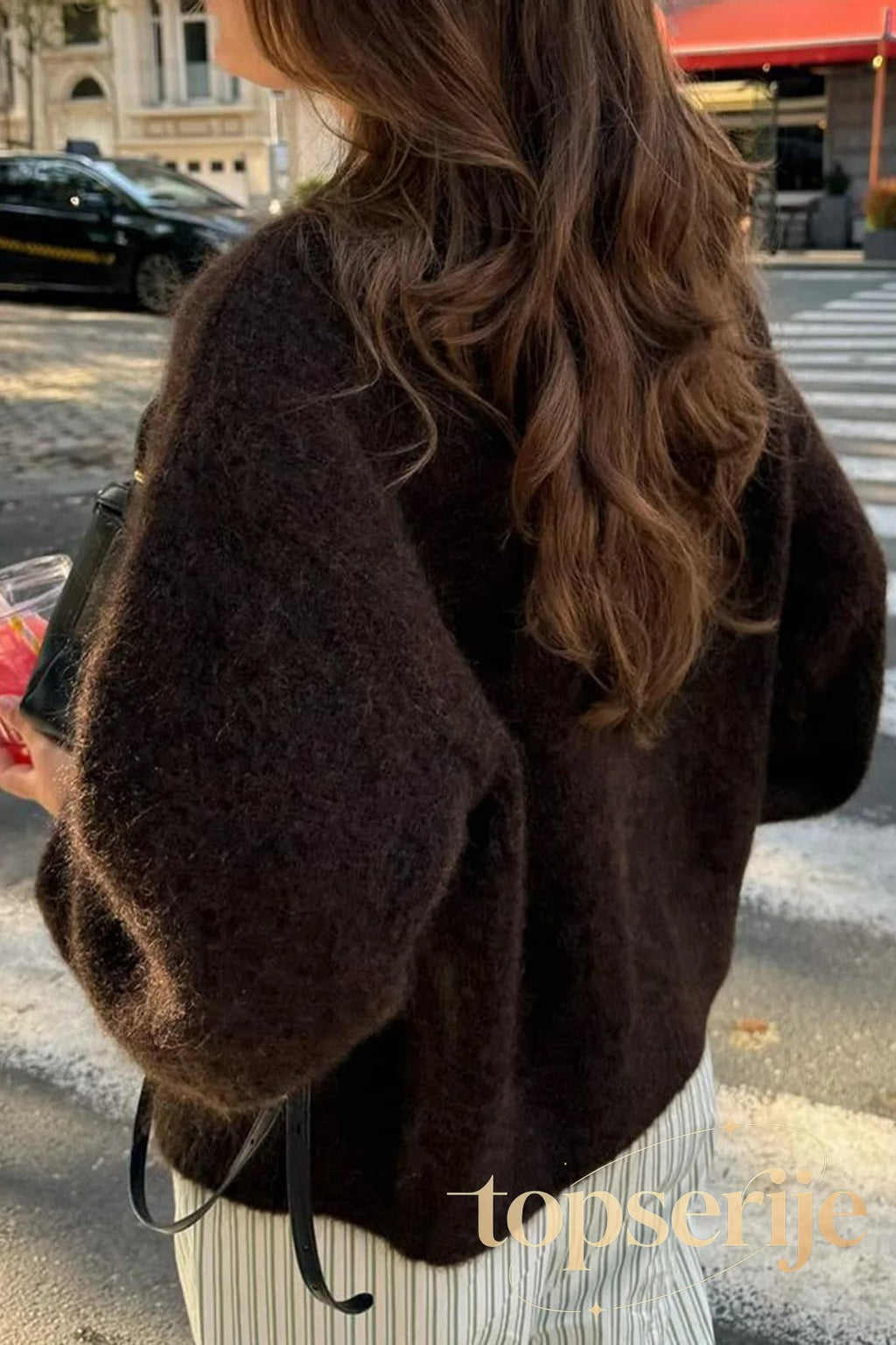 Casual Minimalist Button Front Long Sleeve Coat
