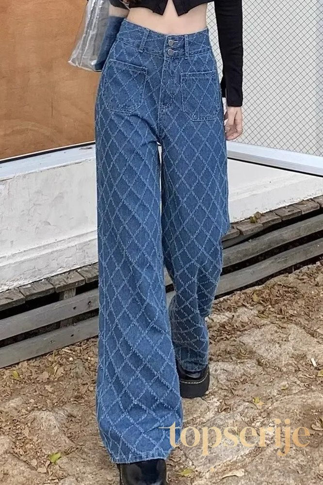 Loose Fit Slimming Straight-Leg Jeans