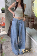 Retro High Waist Wide-Leg Jeans