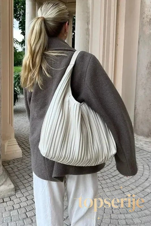 Double Breasted Wool Short Notch Lapel Coat
