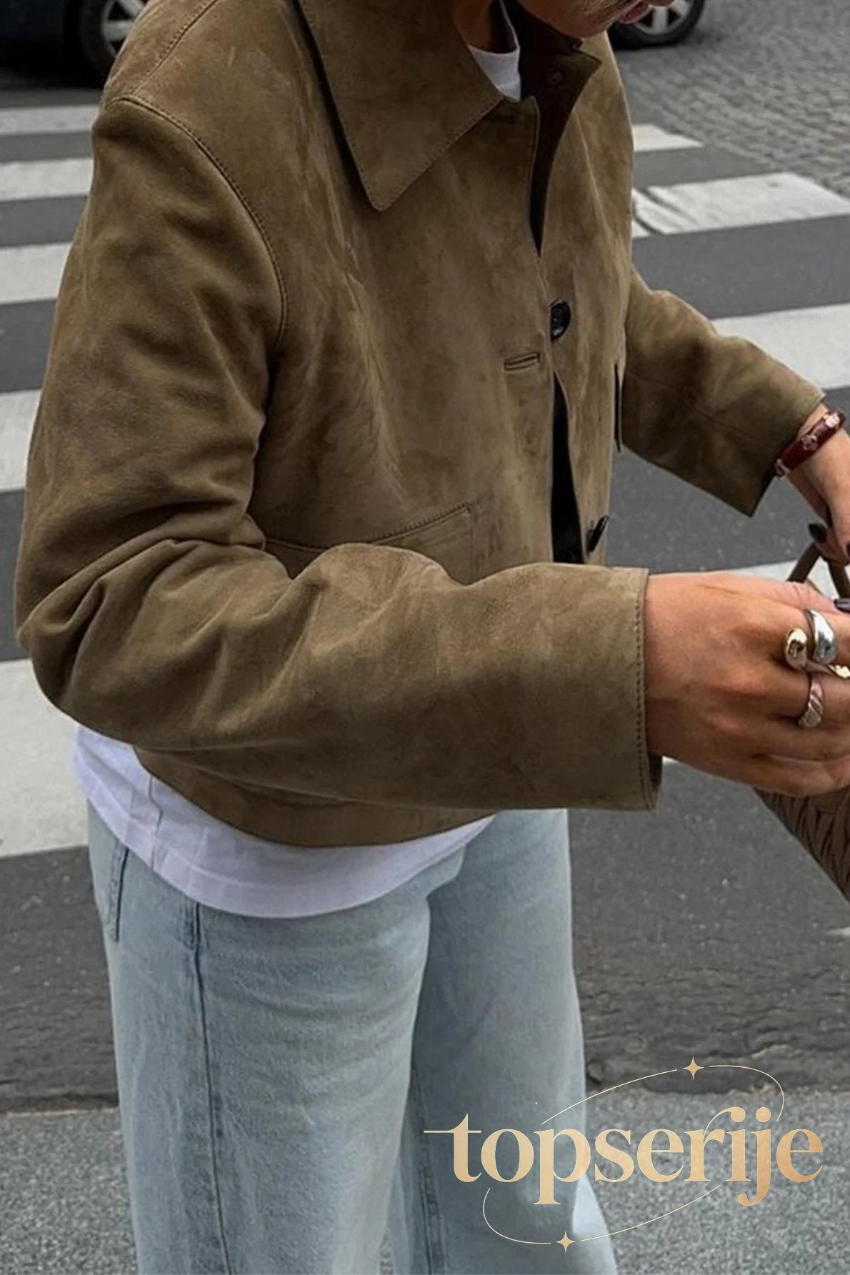 Commuter Solid Button Front Long Sleeve Coat