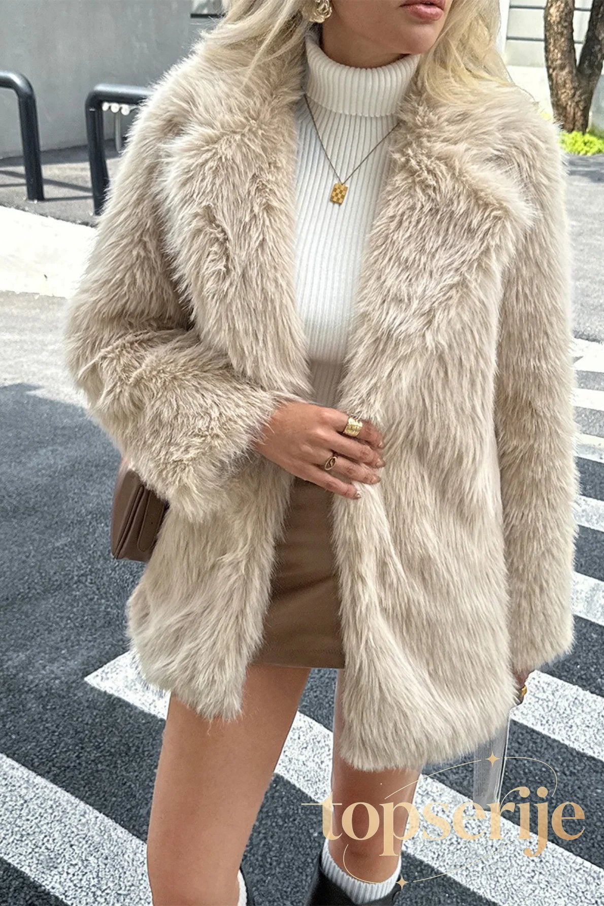 Velvet Touch Plush Elegant Coat