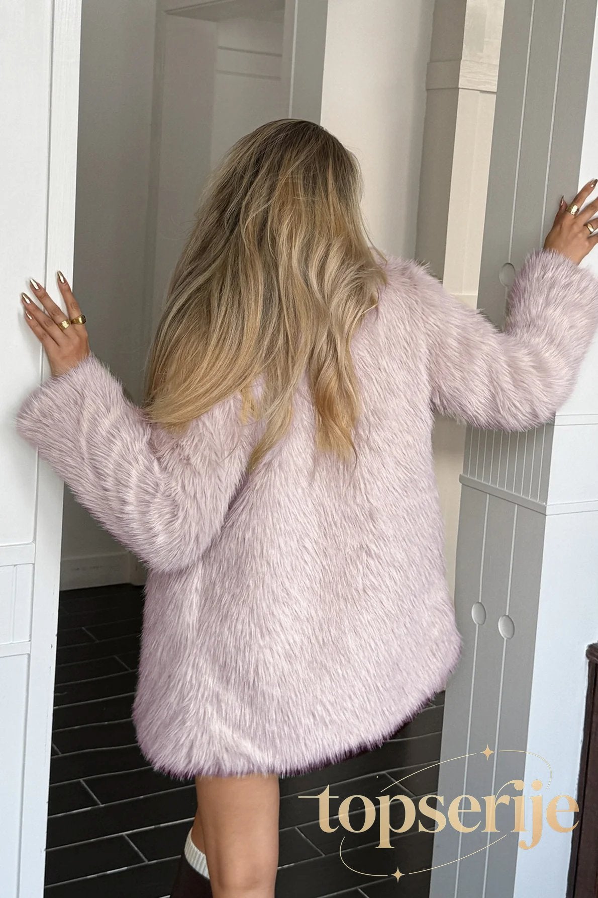 Velvet Touch Plush Elegant Coat