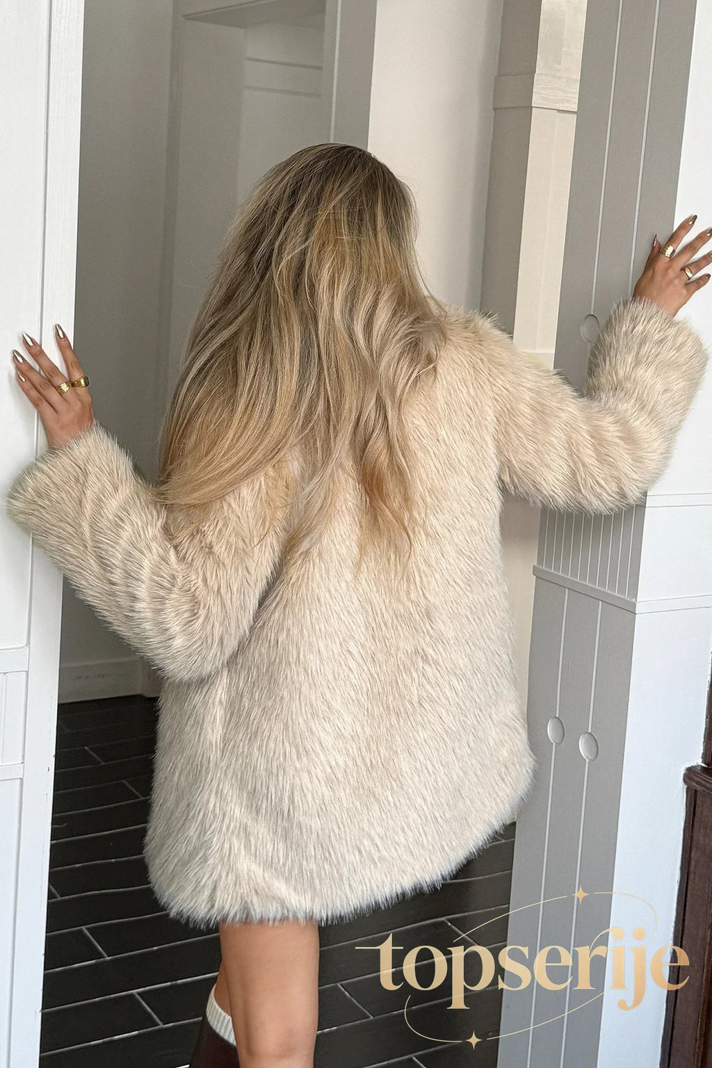 Velvet Touch Plush Elegant Coat