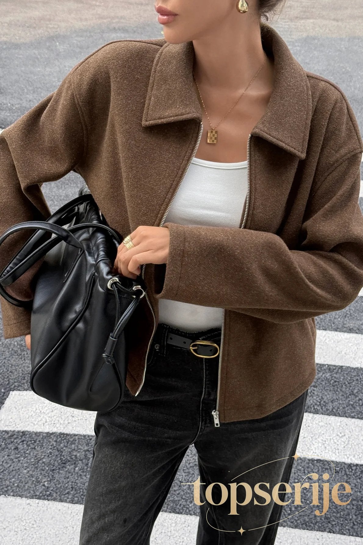 Casual Solid Color Long Sleeve Coat