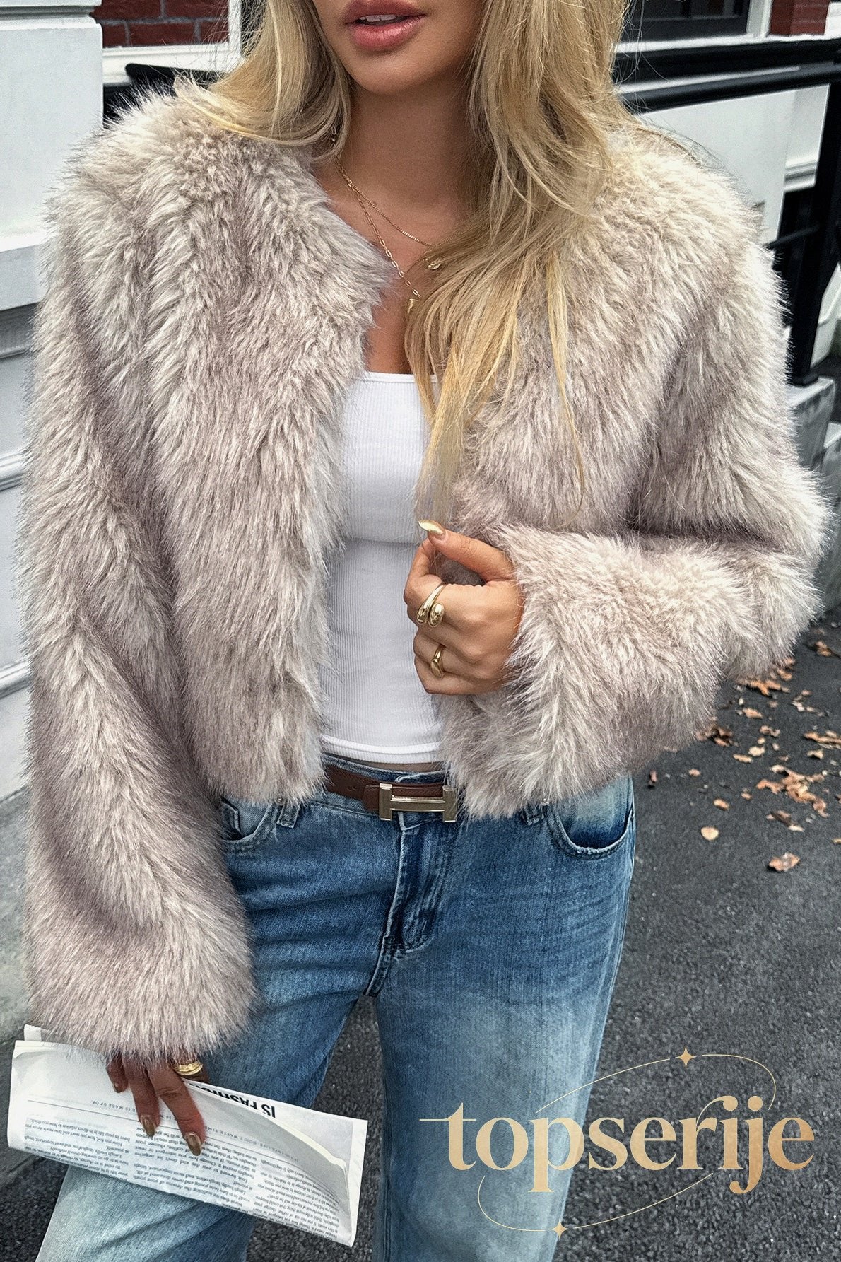 Solid Color Casual Oversized Coat
