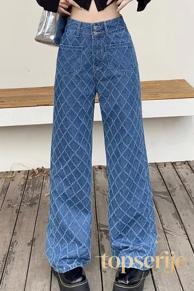 Loose Fit Slimming Straight-Leg Jeans