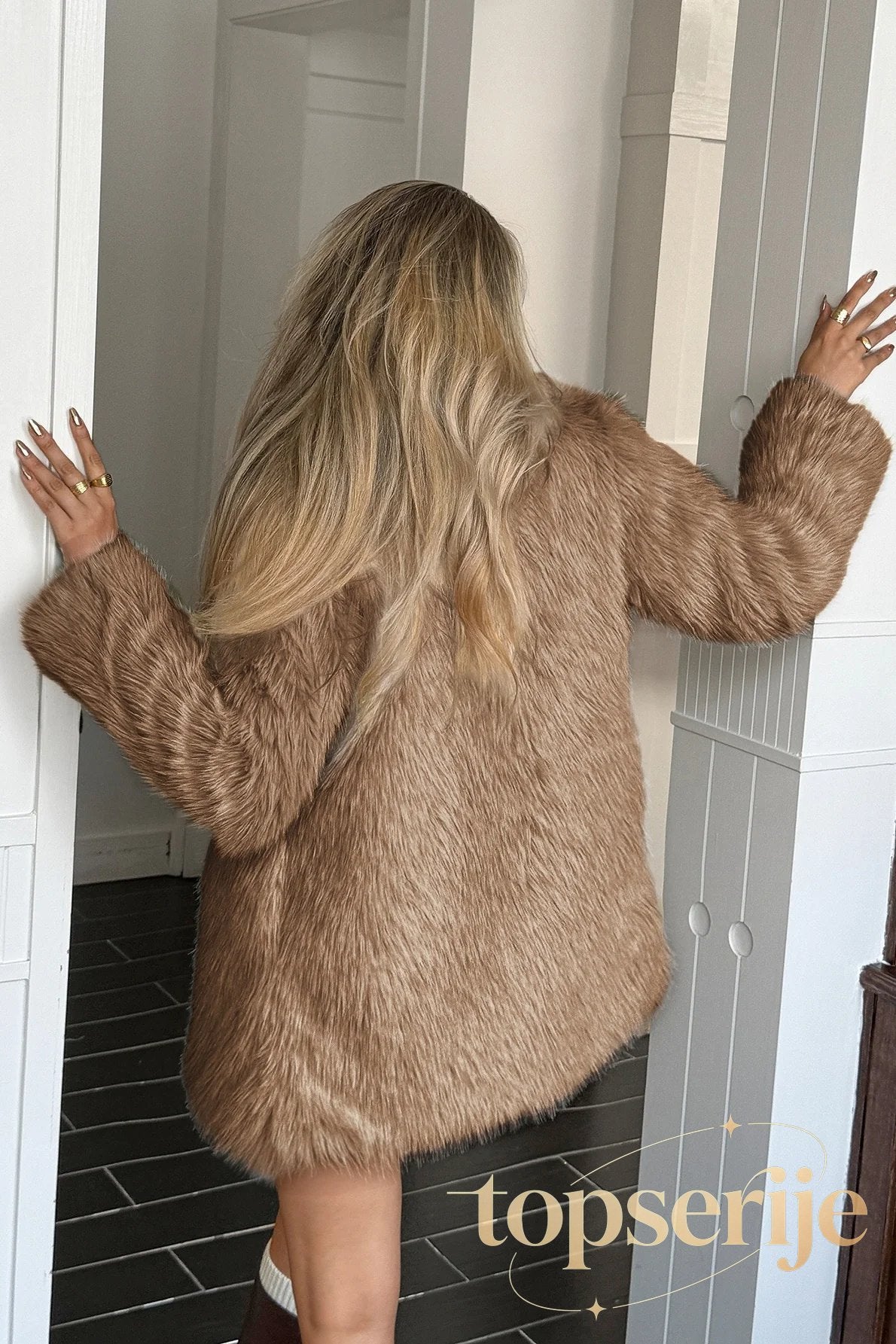 Velvet Touch Plush Elegant Coat