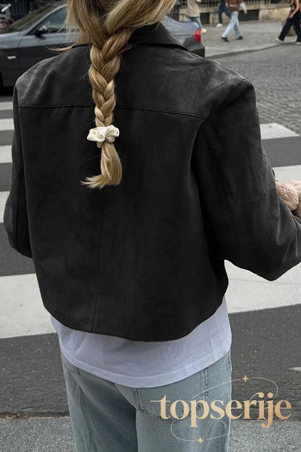 Commuter Solid Button Front Long Sleeve Coat