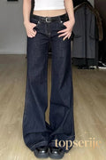 Vintage High Waist Straight Leg Jeans